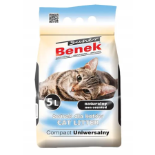 Benek Super Benek univerzális compact alom, fehér kék 5 l macskaalom
