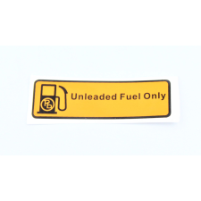 BENELLI információs matrica "Ólommentes üzemanyag" Benelli Vázak, idomok, kiegészítők Matricák információs címke