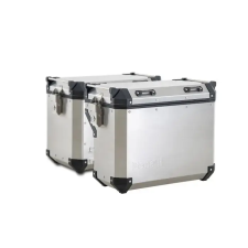 BENELLI TRK502X 42L+36L oldalsó alumínium dobozok tartókkal Benelli Vázak, idomok, kiegészítők Dobozok egyéb motorkerékpár alkatrész