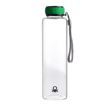 Benetton Benetton BE-0301 boroszilikát üveg palack 550 ml kulacs, kulacstartó
