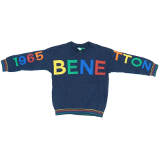 Benetton Fiú Pulóver (Méret: 92)