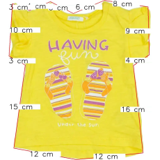 Benetton Lány Póló (Méret: 56)