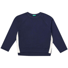 Benetton sötétkék lány pulóver – 100 cm gyerek pulóver, kardigán