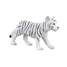 Bengáli fehér tigris kölyök figura játékfigura