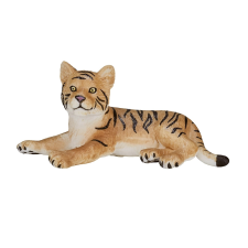 Bengáli tigris kölyök fekvő figura játékfigura
