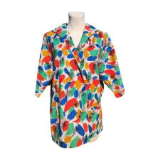  Benger fehér mintás női blúz (méret: 44/L) blúz