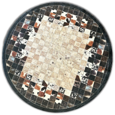 BER PORTE 2054 fekete barna 120 x 120 cm szőnyeg lakástextília