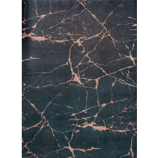  Ber Porte Modern Szőnyeg - Márványmintás - 160x220 cm - Sötétkék Arannyal lakástextília