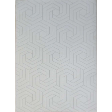 Ber Zen Garden Geometrikus Szőnyeg - Fehér - 140x190 cm lakástextília