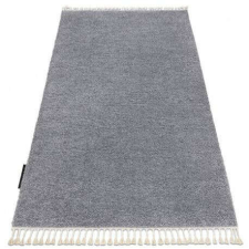Berber Szőnyeg BERBER 9000 világos szürke Rojt shaggy 140x190 cm lakástextília