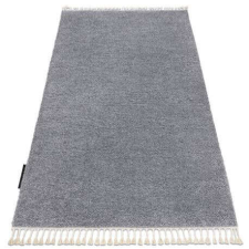 Berber Szőnyeg BERBER 9000 világos szürke Rojt shaggy 160x220 cm lakástextília