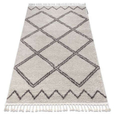 Berber Szőnyeg BERBER ASILA B5970 krém / barna Rojt shaggy 120x170 cm lakástextília