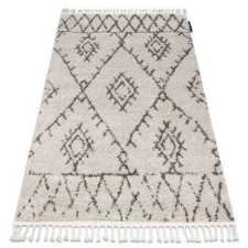 Berber Szőnyeg BERBER FEZ G0535 bézs / barna Rojt shaggy 160x220 cm lakástextília
