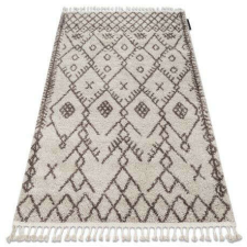 Berber Szőnyeg BERBER TANGER B5940 bézs / barna Rojt shaggy 200x290 cm lakástextília