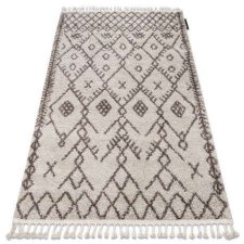 Berber Szőnyeg BERBER TANGER B5940 bézs / barna Rojt shaggy 80x150 cm lakástextília