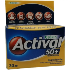 Béres Actival 50+ multivitamin filmtabletta 30 db vitamin és táplálékkiegészítő