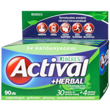  BÉRES ACTIVAL +HERBAL FILMTABLETTA 90X vitamin és táplálékkiegészítő