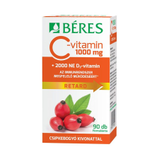  BERES C 1000MG+CSIPKEB.+D3 2000NE RET.FTBL. 90X vitamin és táplálékkiegészítő