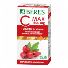 Béres Gyógyszergyár Zrt. Béres C Max 1500 csipkebogyó D3 vitamin 3000NE vitamin és táplálékkiegészítő
