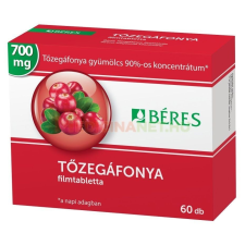 BÉRES TŐZEGÁFONYA FILMTABLETTA 60 DB 60 db gyógyhatású készítmény