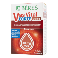 Béres Vas Vital Forte 30 mg filmtabletta 30 db vitamin és táplálékkiegészítő