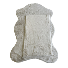 Berfin Ber. PUFFY 060 fehér 40 x 60 cm shaggy szőnyeg lakástextília