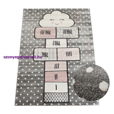 Berfin Ber Smart kids 22604 szürke 140 X 190 cm puha gyerek szőnyeg lakástextília