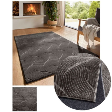  Bergamo Orla plüss puha tapintású szőnyeg antracit 150x220cm bergamoOrlaantracit-150 lakástextília