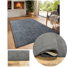  Bergamo plüss puha tapintású szőnyeg antracit 80x150cm bergamorandomantracit-80 lakástextília