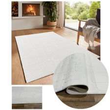  Bergamo plüss puha tapintású szőnyeg krém 120x170cm bergamorandomcream-120 lakástextília