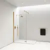  Bergen .||. Gold walk-in zuhanyfal 80, 200cm, 6mm, NANO