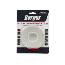 Berger Kétoldalú víztiszta ragasztószalag 3mx30mm/2mm ragasztószalag és takarófólia