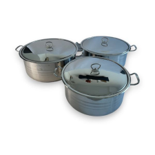 Berghome Line rozsdamentes 6 részes edénykészlet ,36cm,38cm ,40cm , BL-1750 edény