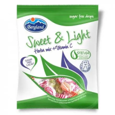 Bergland Bergland sweet&amp;light herbamix cukormentes cukorka 60 g reform élelmiszer