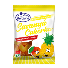 Bergland savanyú cukor ananász-mangó - 70 g csokoládé és édesség