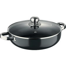 BERGNER PY-1138-GY ALACSONY LÁBAS FEDŐVEL 28CM edény