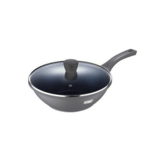 BERGNER PY-3315 Wok Fedővel 28cm PYREX edény