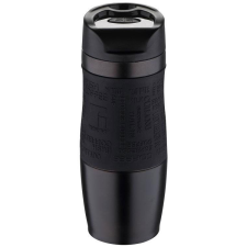  Bergner Thermo bögre csúszásmentes fogantyúval, 400 ml, fekete (BG-37518-MBK) termosz