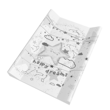 Bergon Puha vállas pelenkázó lap 50x70cm - Szürke csillagos pelenkázó matrac
