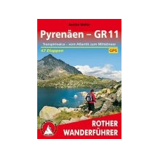 Bergverlag Rother Pyrenäen – GR 11 túrakalauz Bergverlag Rother német RO 4487 irodalom