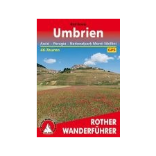 Bergverlag Rother Umbrien – Assisi I Perugia I Nationalpark Monti Sibillini túrakalauz Bergverlag Rother német RO 4324 irodalom