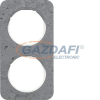 Berker 10122379 2-es keret , univerzális, beton/fehér, R.1; 152,2mm x 81,2 mm