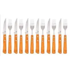 BERLINGER HAUS 12 részes steak késkészlet, fa nyéllel BH-2105N kés és bárd