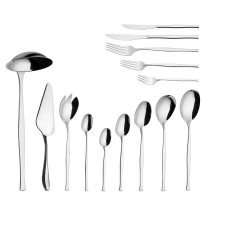 BERLINGER HAUS 8 személyes rozsdamentes acél evőeszköz készlet tányér és evőeszköz