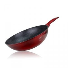 BERLINGER HAUS Berlinger Haus BH 1267N Wok serpenyõ márvány bevonattal 28cm Burgundy Edition edény