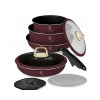 BERLINGER HAUS Berlinger Haus Edénykészlet 10 részes titán bevonattal matt bordó Leonardo BH/8254N
