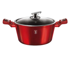 BERLINGER HAUS BH/1256N Metallic Line Burgundy Edition fedővel lábas 20cm edény