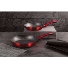 BERLINGER HAUS BH-1612NF 2 részes serpenyő szett, Metallic Line Burgundy Edition edény