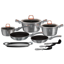 BERLINGER HAUS BH/6021 Moonligth Edénykészlet - Inox (12+2 részes) edény