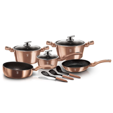 BERLINGER HAUS BH/6160 11 részes edénykészlet, Metallic Line Rose Gold Edition edény